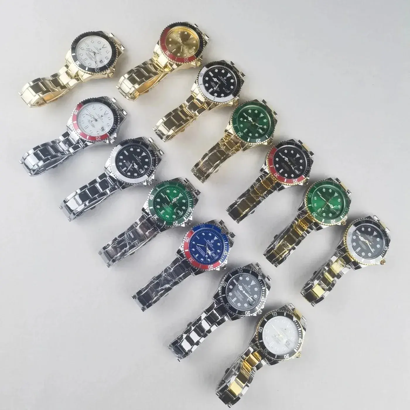 A wristwatch designed based on the Rolex Submariner (commonly known as the "Sub")