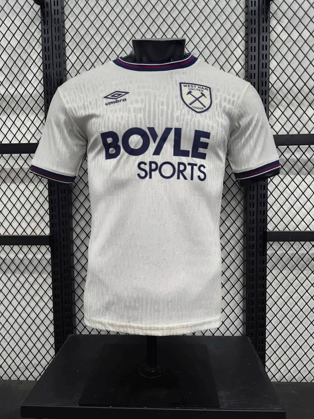 West Ham United Football Club Retro Away Kit produced by Umbro