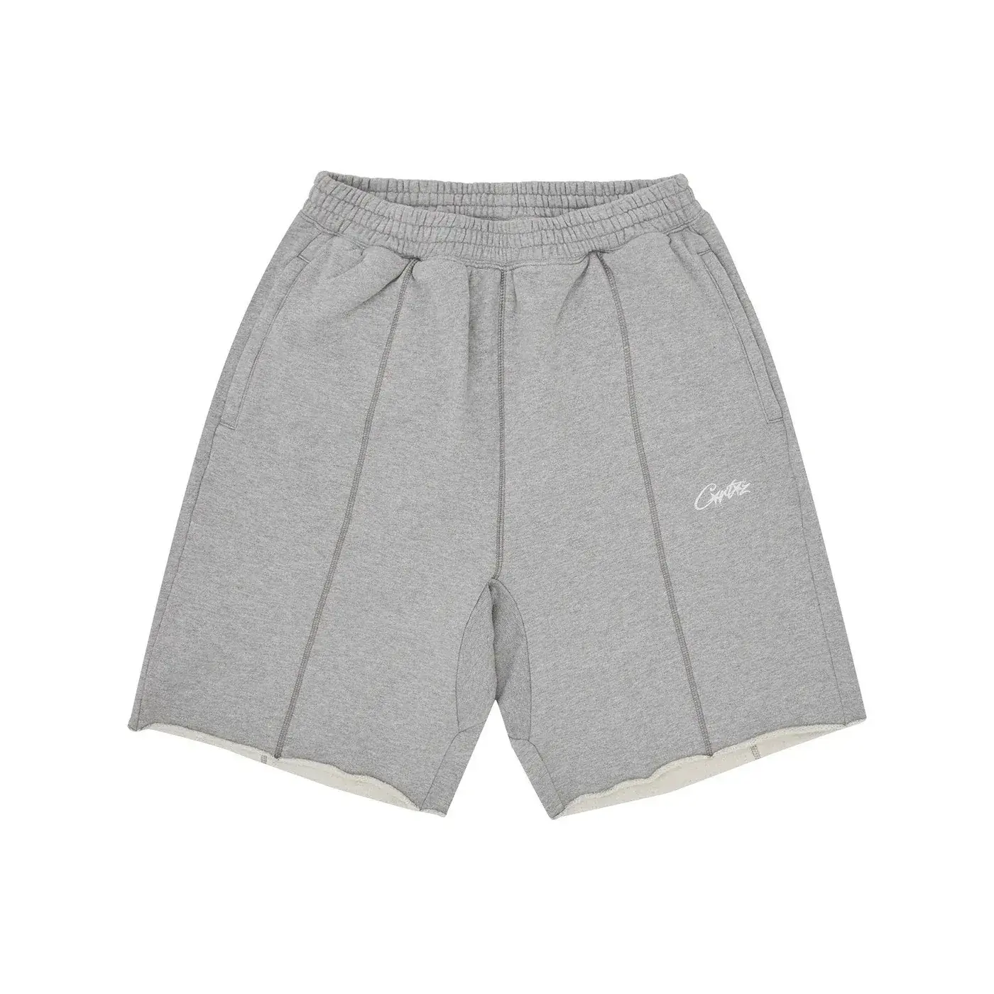 Corteiz Grey Paneled Athletic Shorts