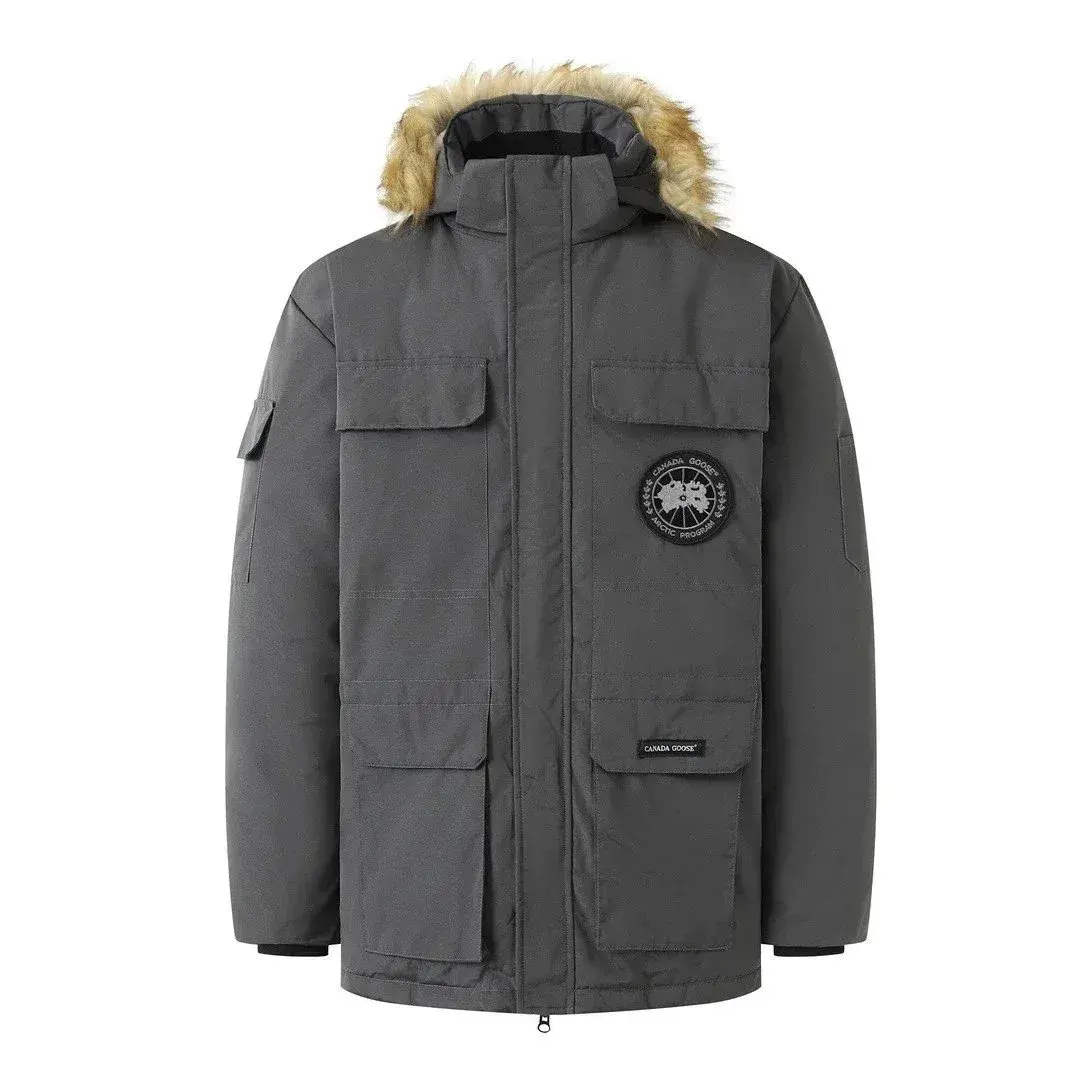 Canada Goose Expedition Parka Gray Black Label