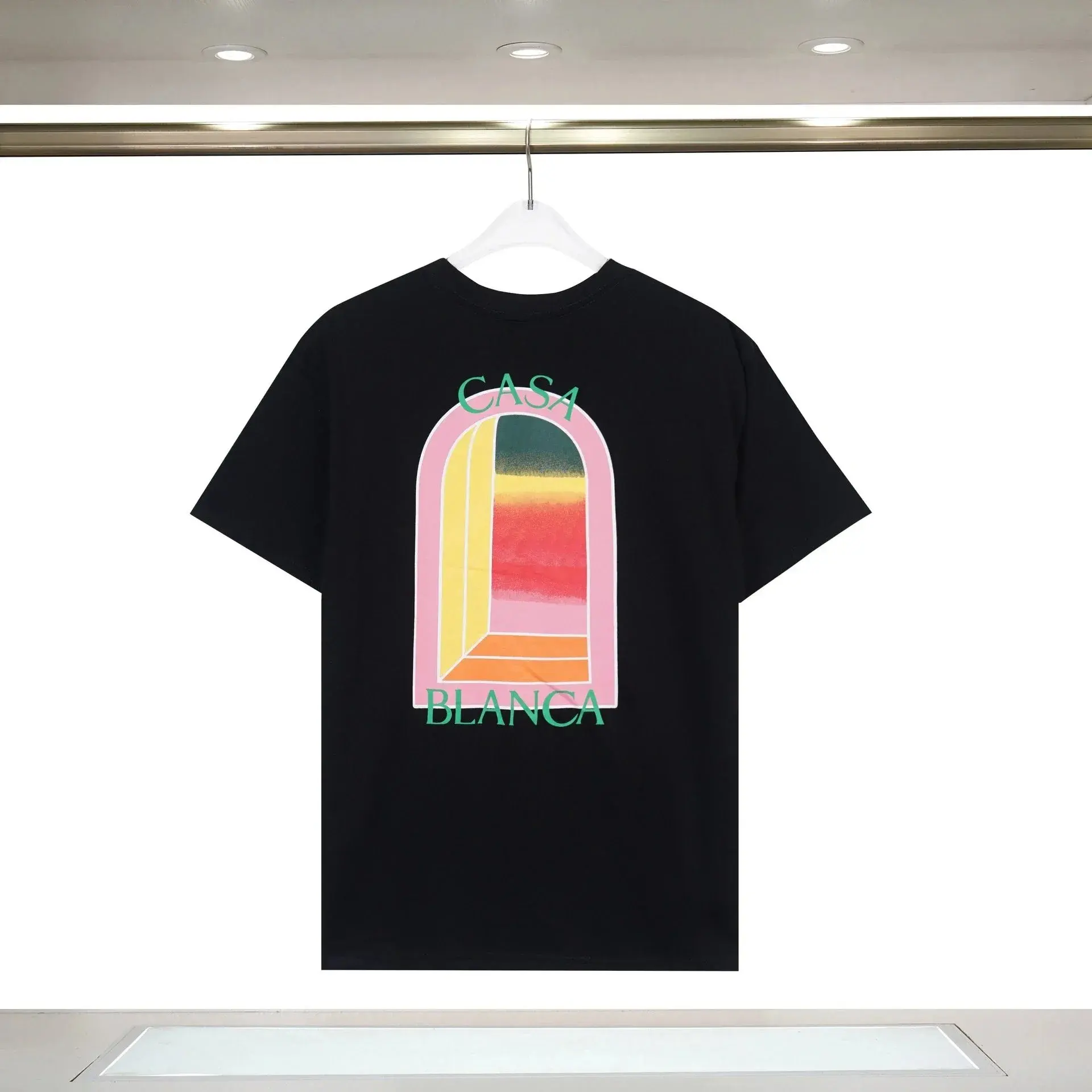 Casablanca Arch Graphic T-Shirt Black