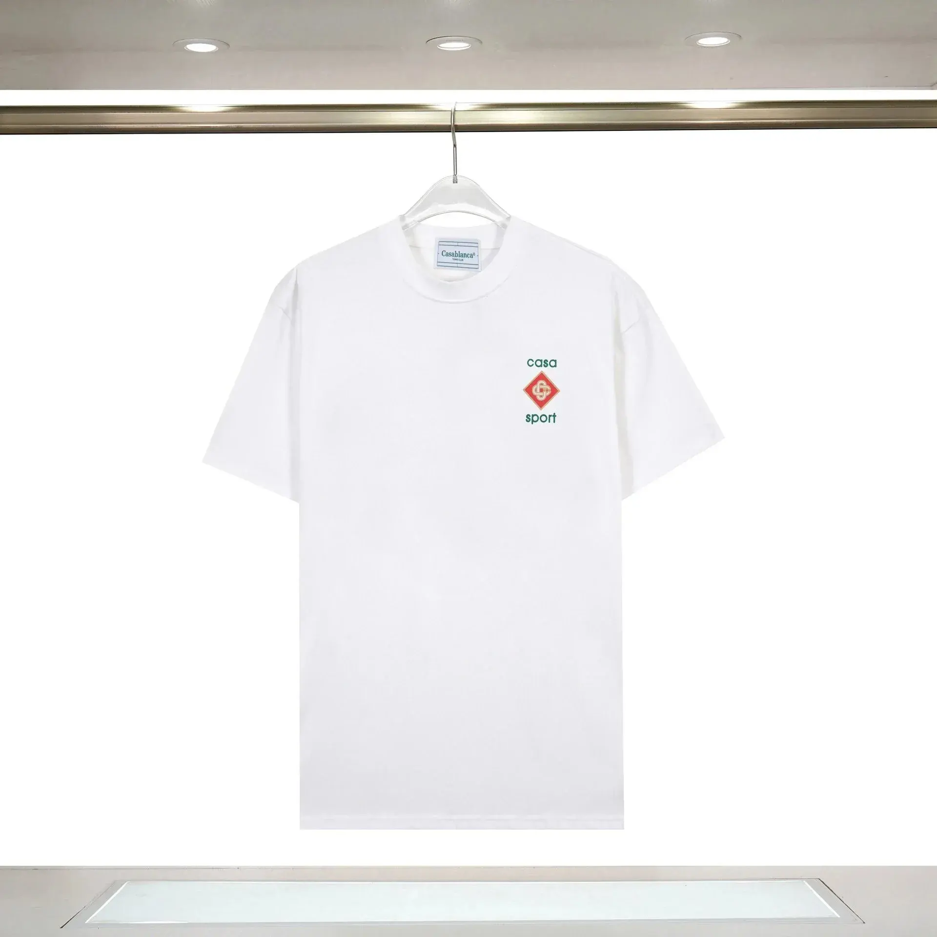 Casablanca Sport Diamond Logo T-Shirt White