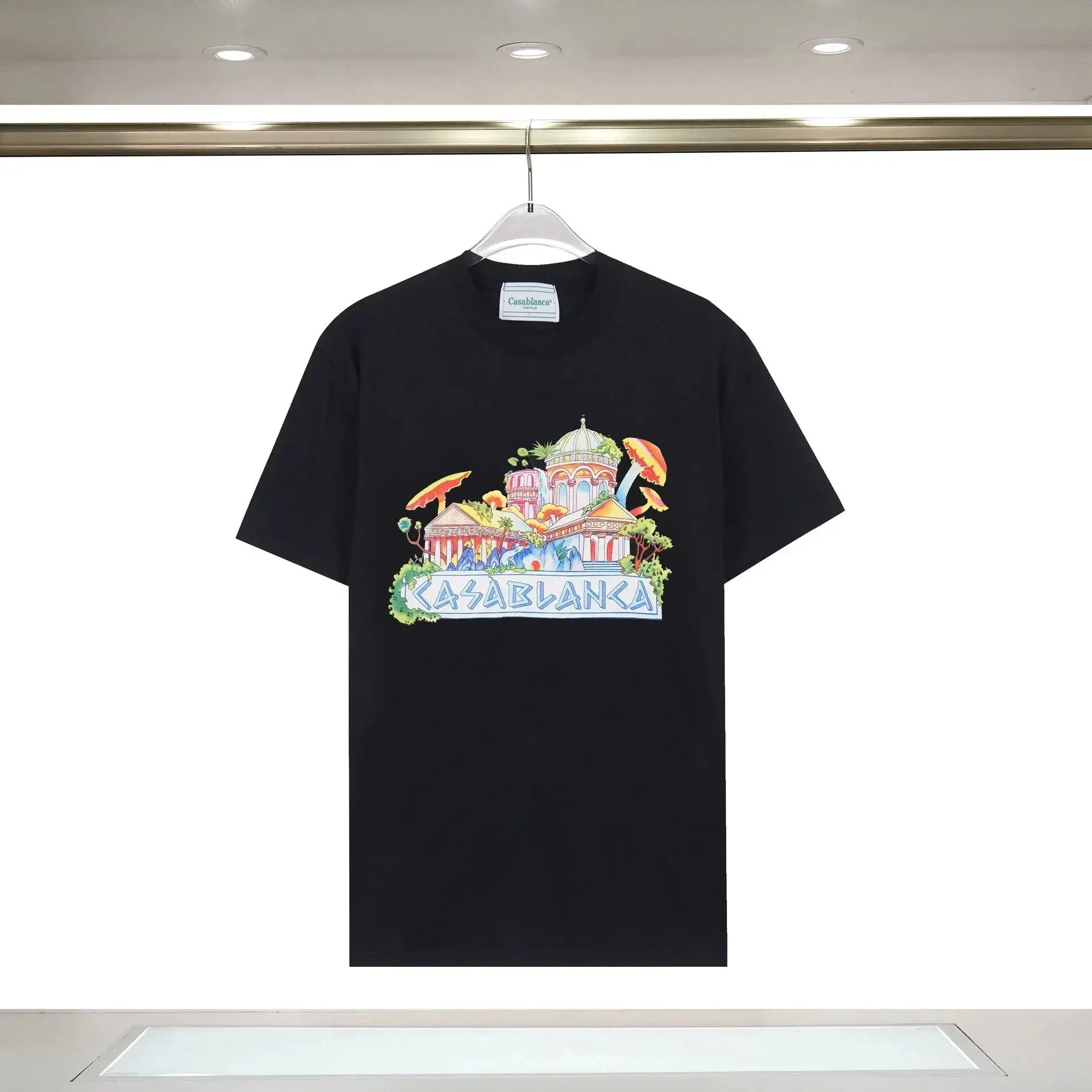 Casablanca Graphic T-Shirt Black