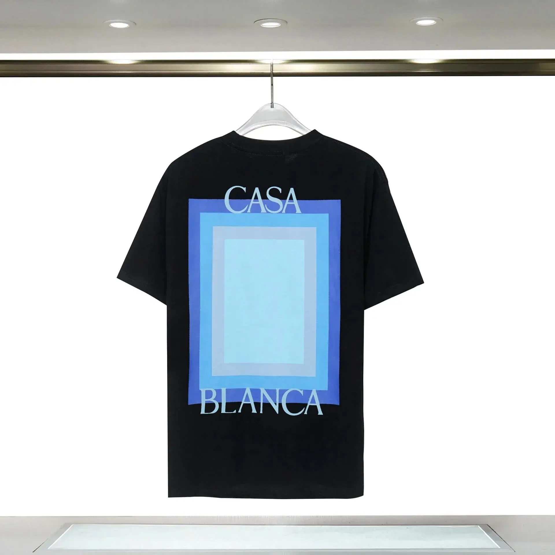 Casablanca Color Block T-Shirt Black