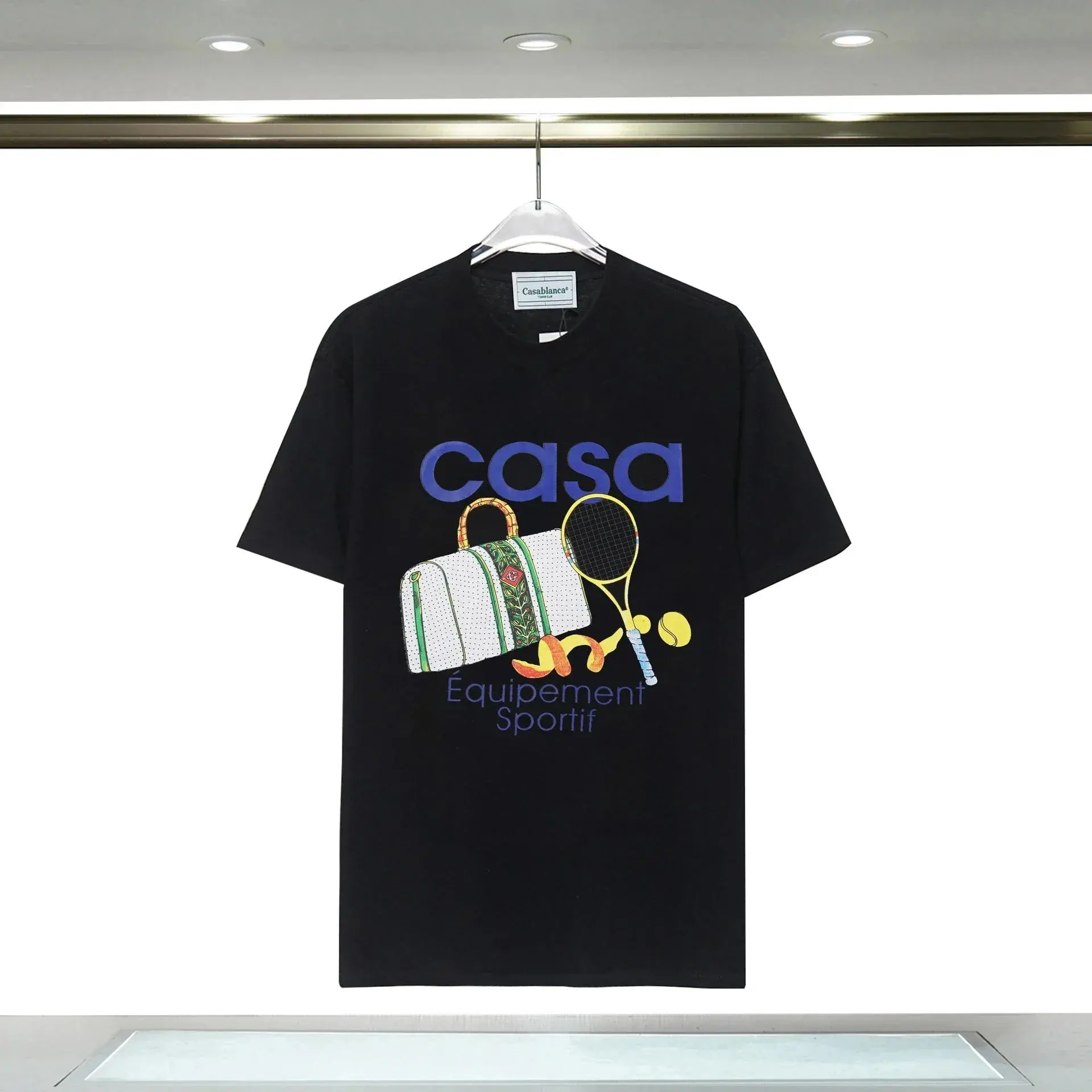 Casablanca Équipement Sportif T-Shirt Black