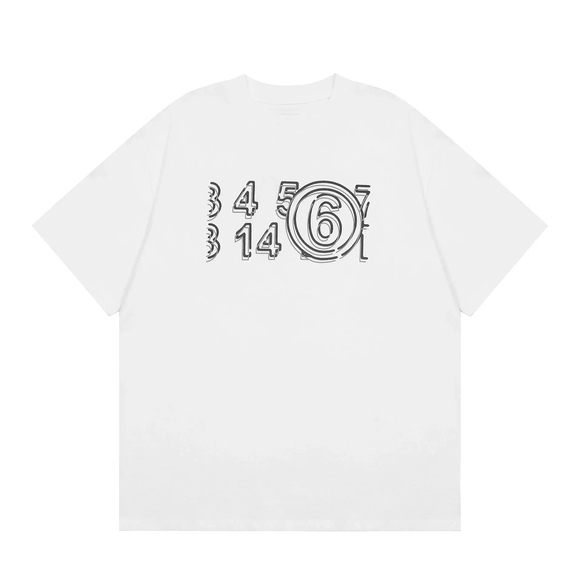 MM6 Maison Margiela Number Circled White T-Shirt