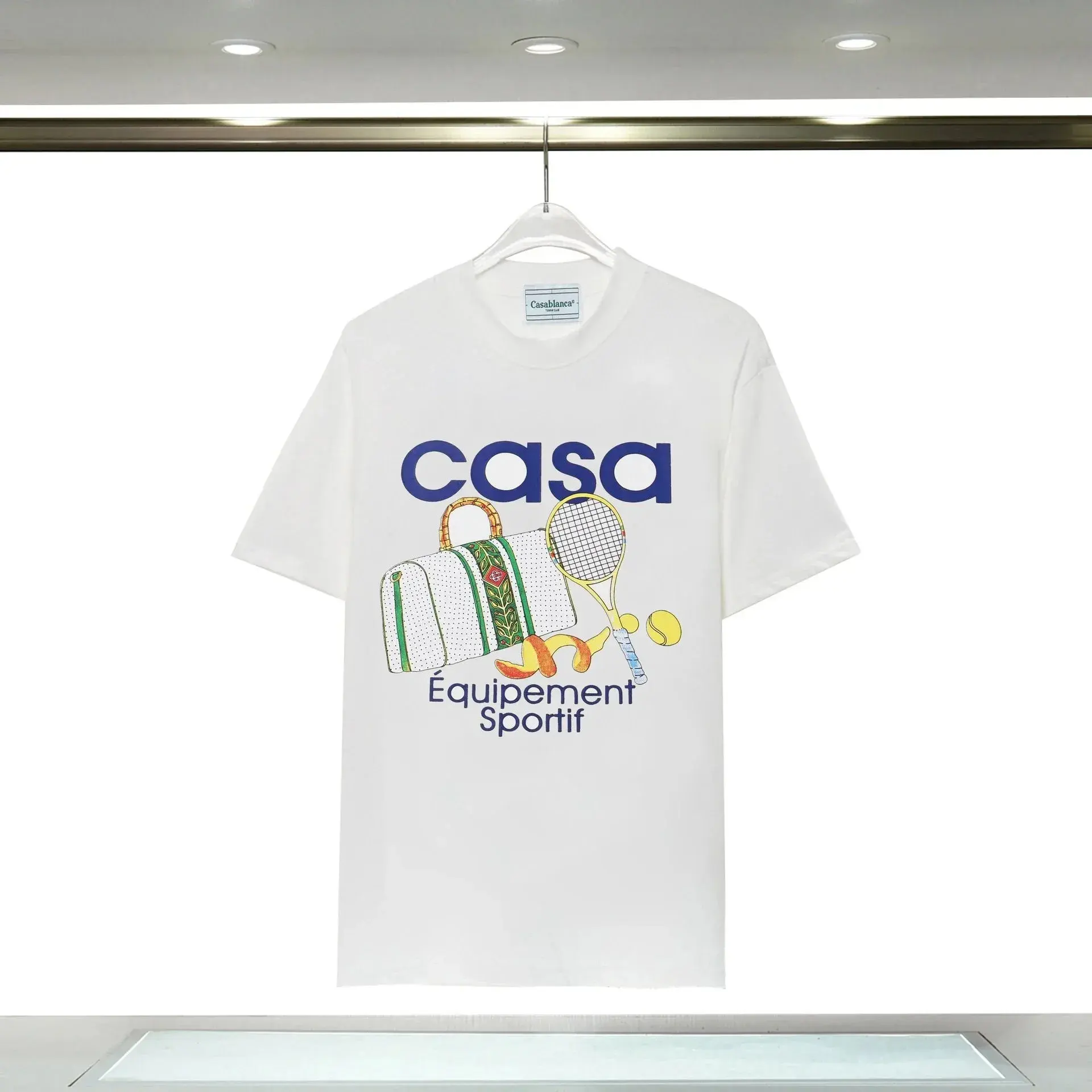 Casablanca Équipement Sportif T-Shirt White