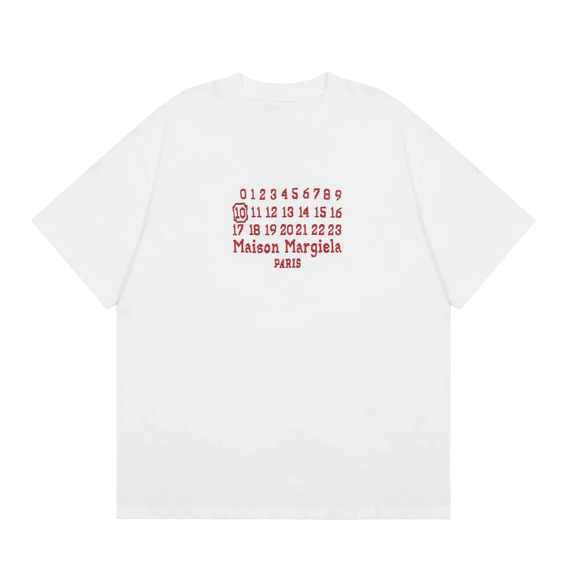 Maison Margiela Numbers White T-Shirt