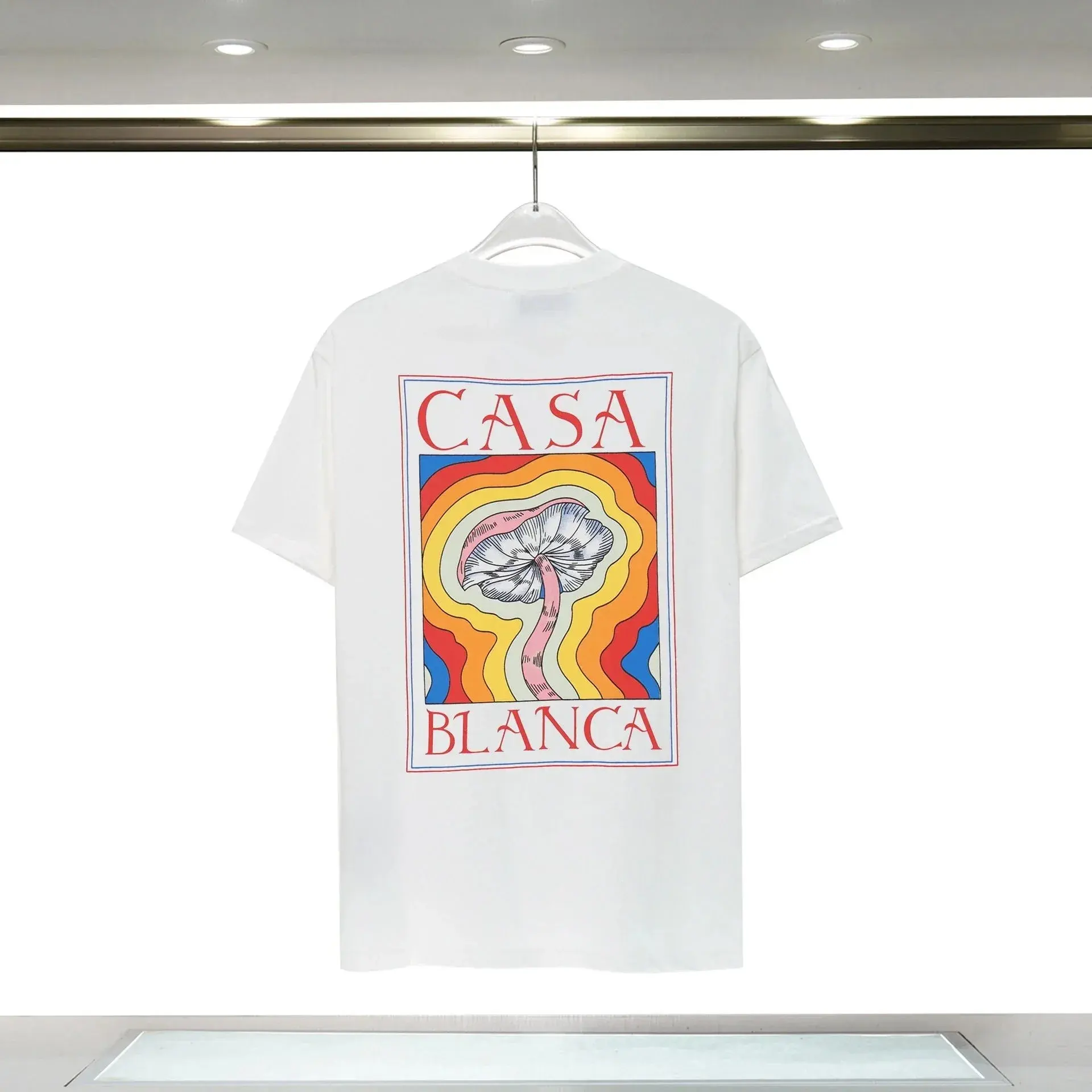 Casablanca Psychedelic Mushroom T-Shirt White