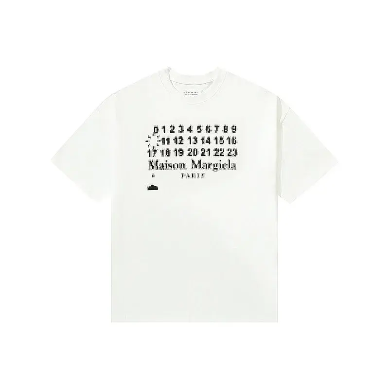 Maison Margiela Number Graphic White T-Shirt