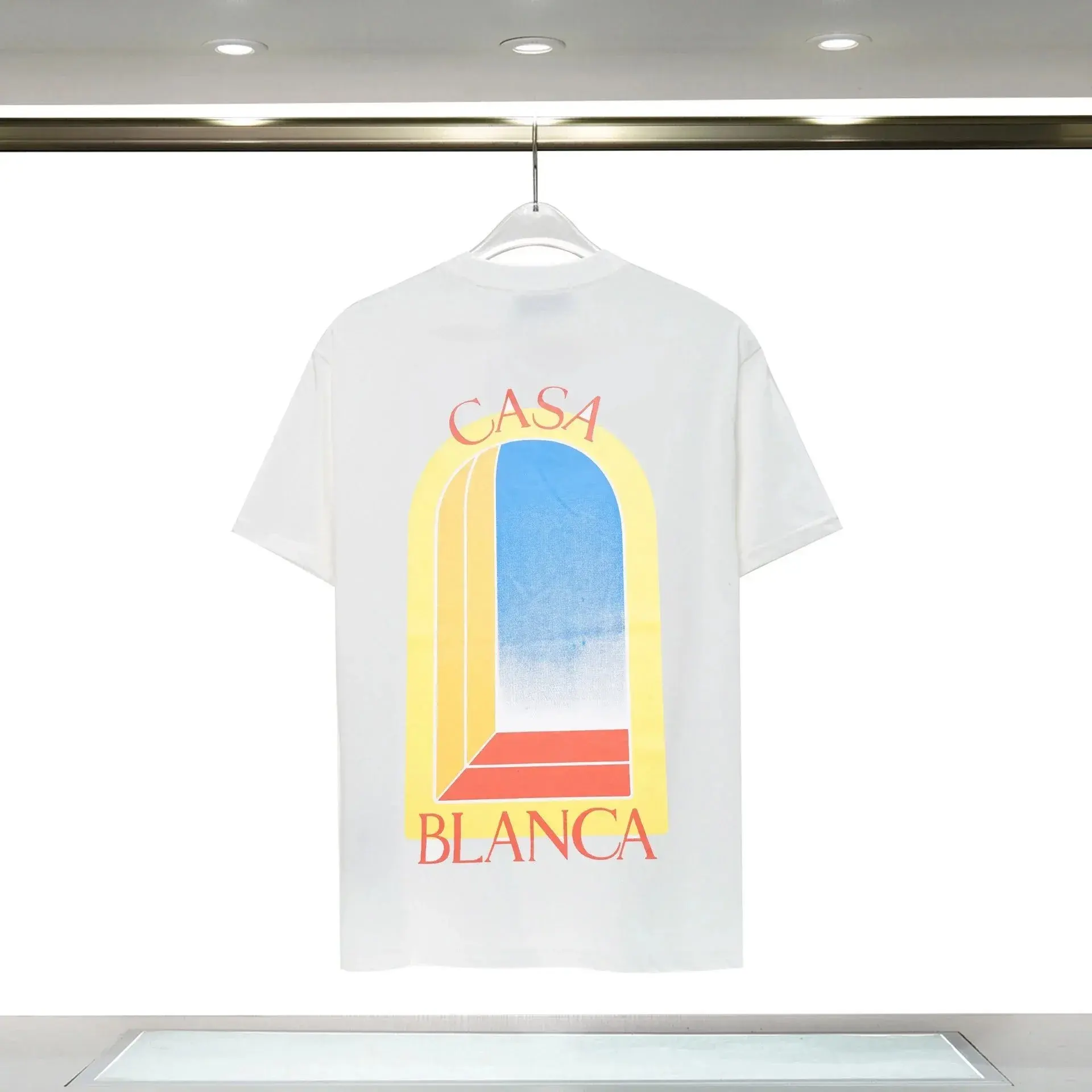 Casablanca Arch Logo White T-Shirt