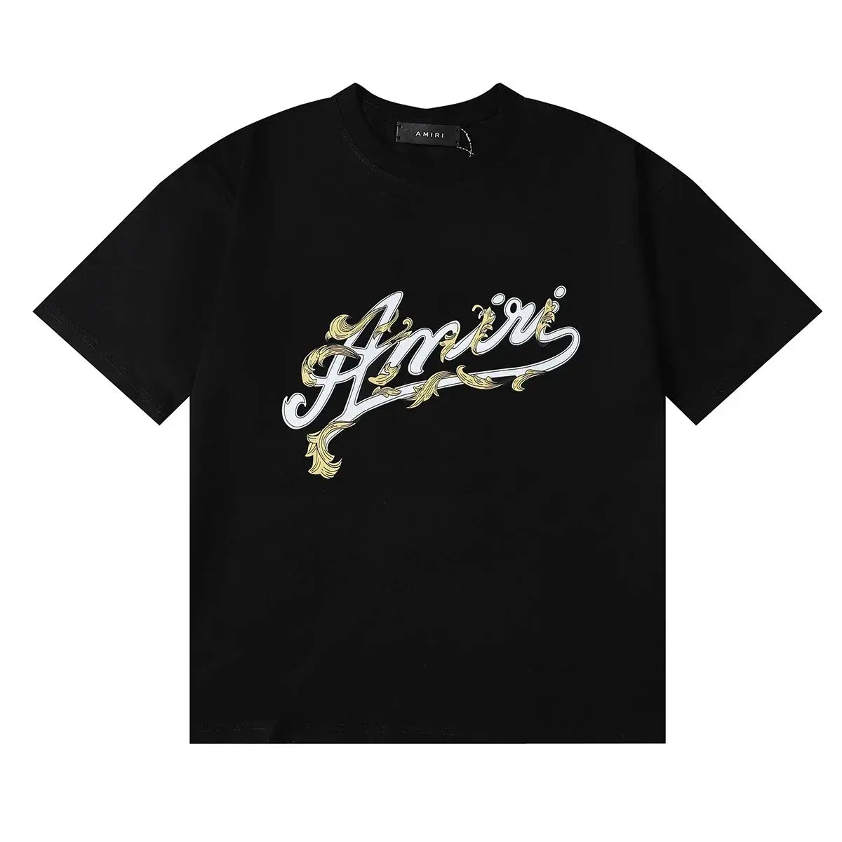 AMIRI Baroque Script Black T-Shirt
