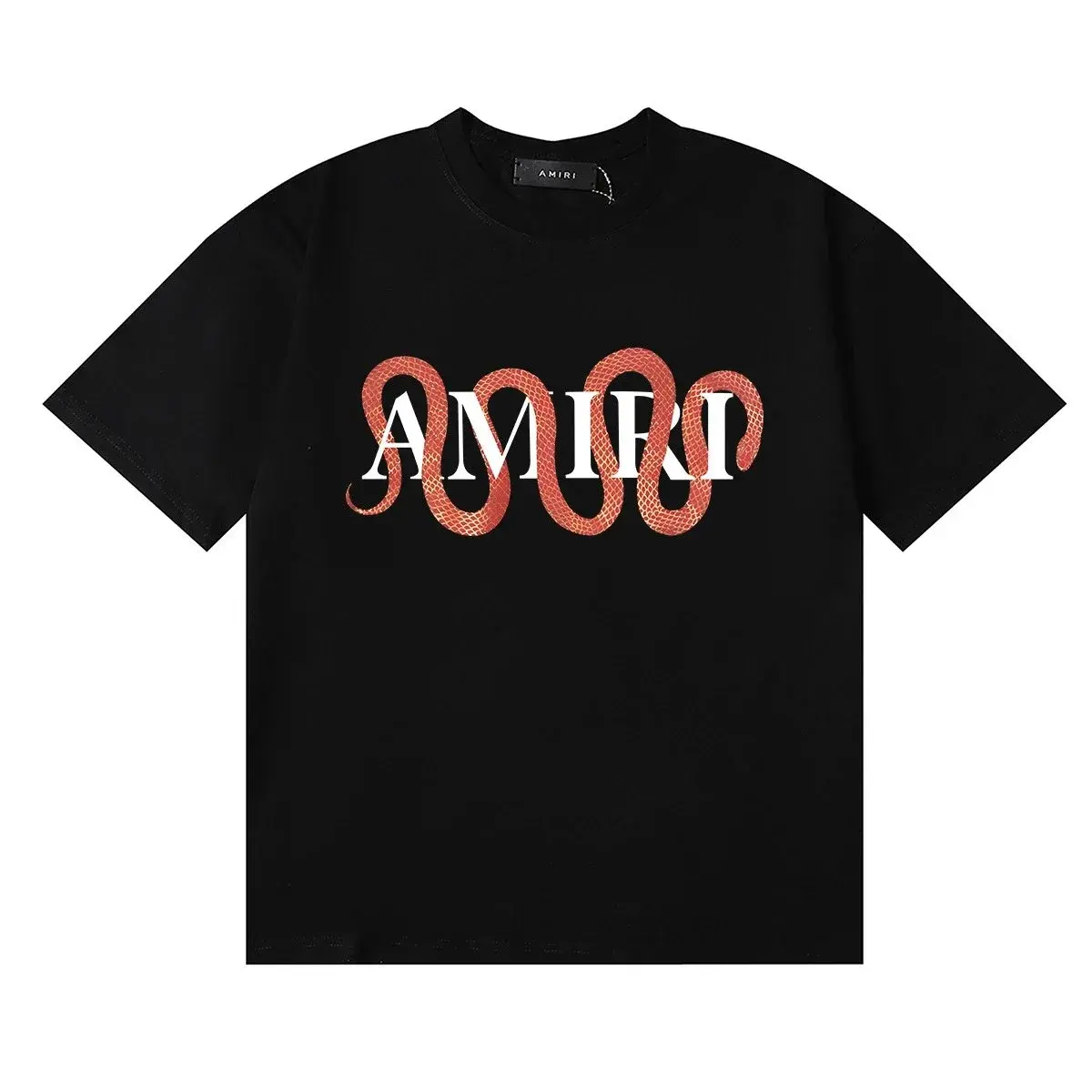 Amiri Snake Logo Black T-Shirt