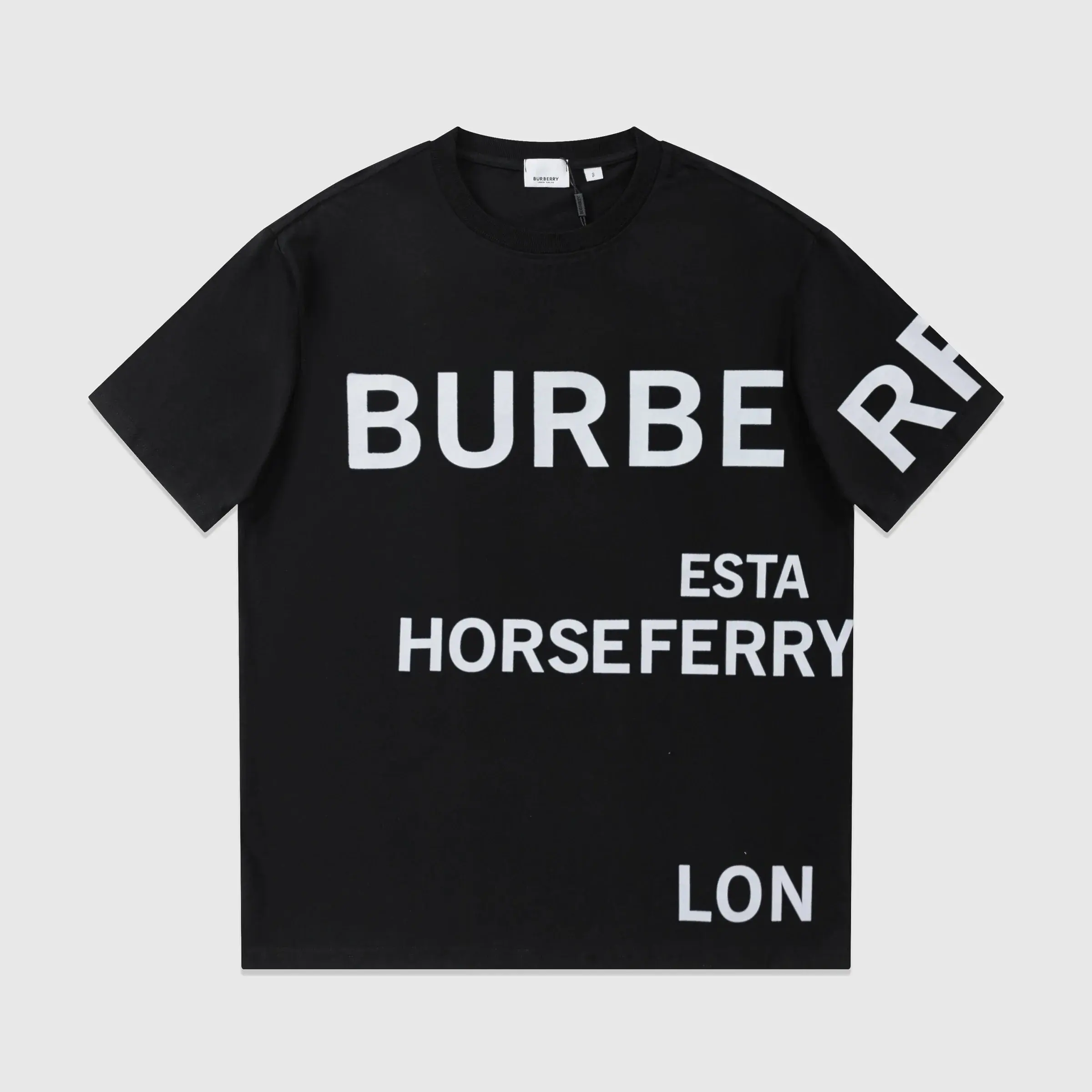 Burberry Horseferry Print Black T-Shirt