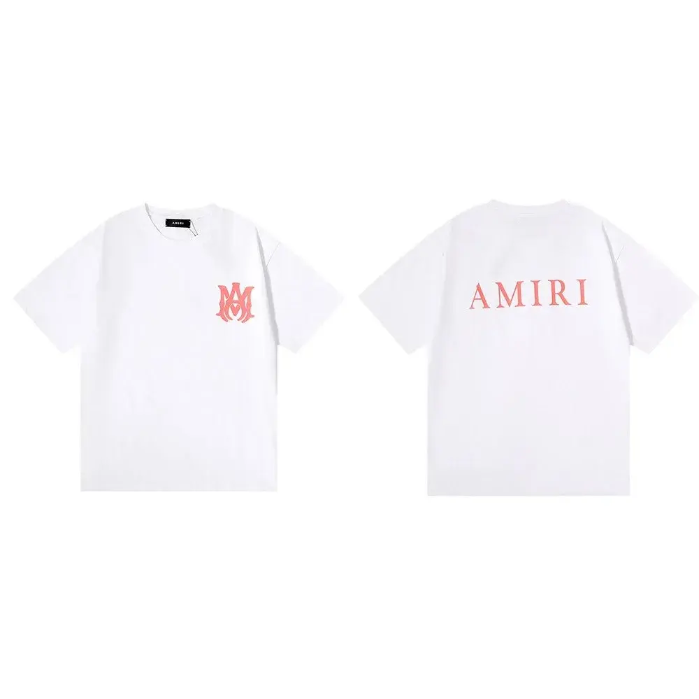 Amiri MA Core Logo T-Shirt White Pink