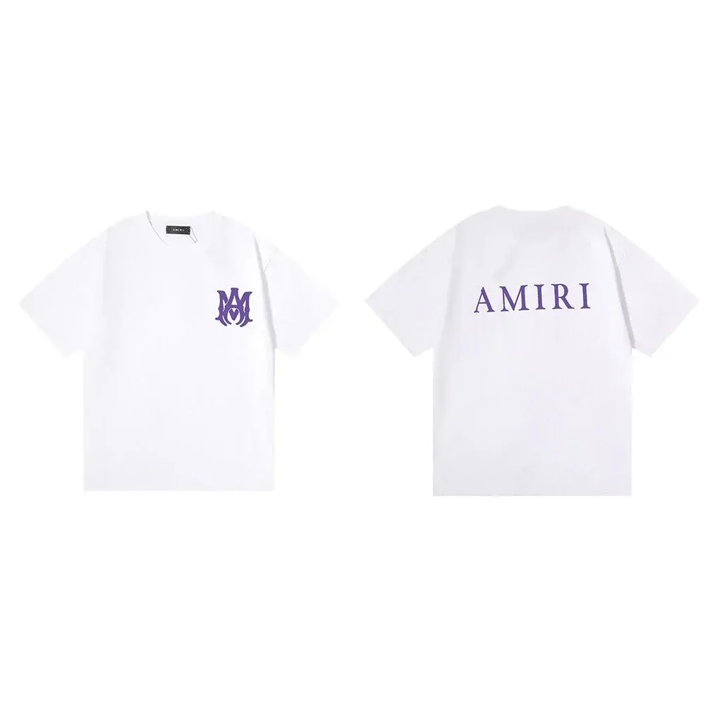Amiri MA Core Logo T-Shirt White Purple