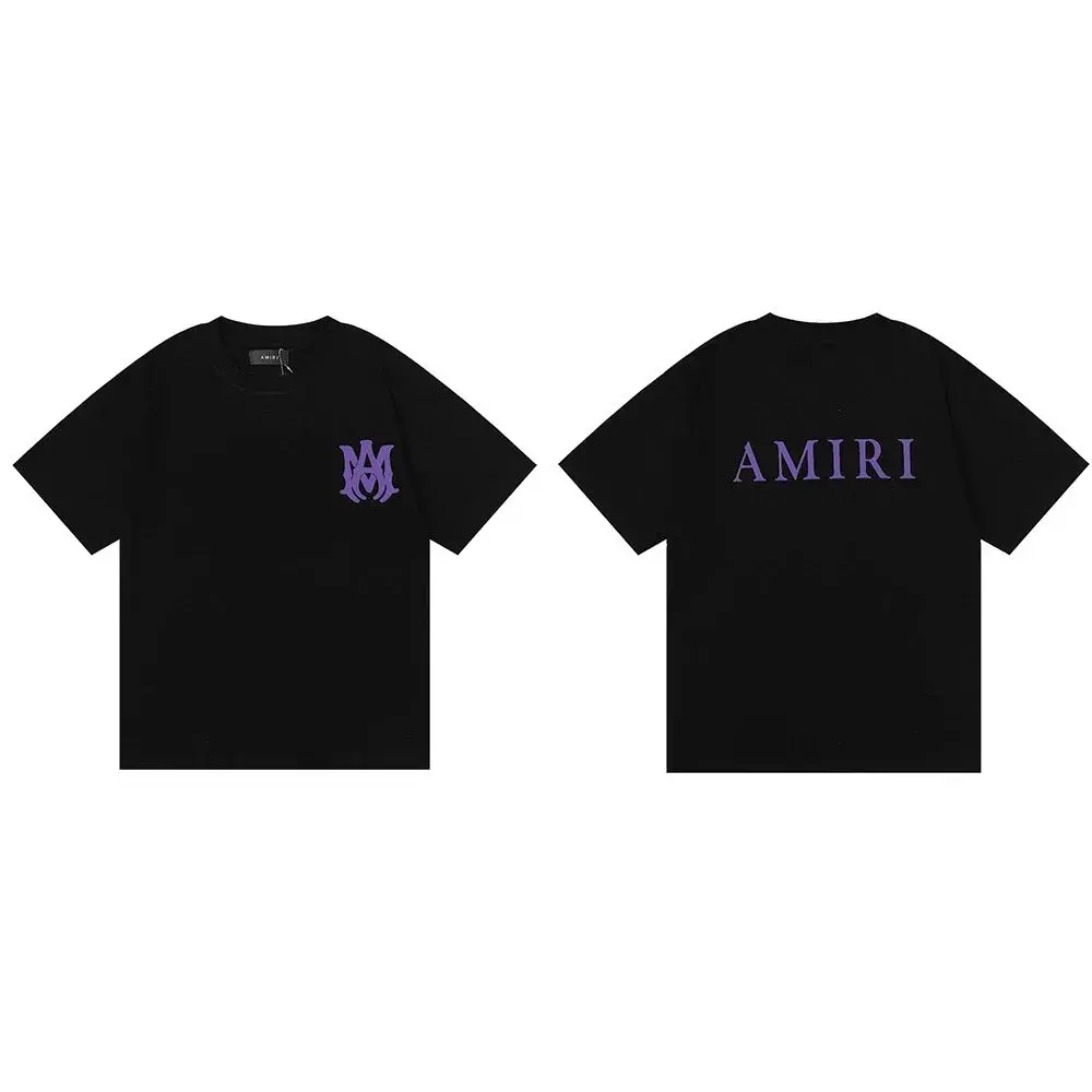 Amiri MA Core Logo T-Shirt Black Purple