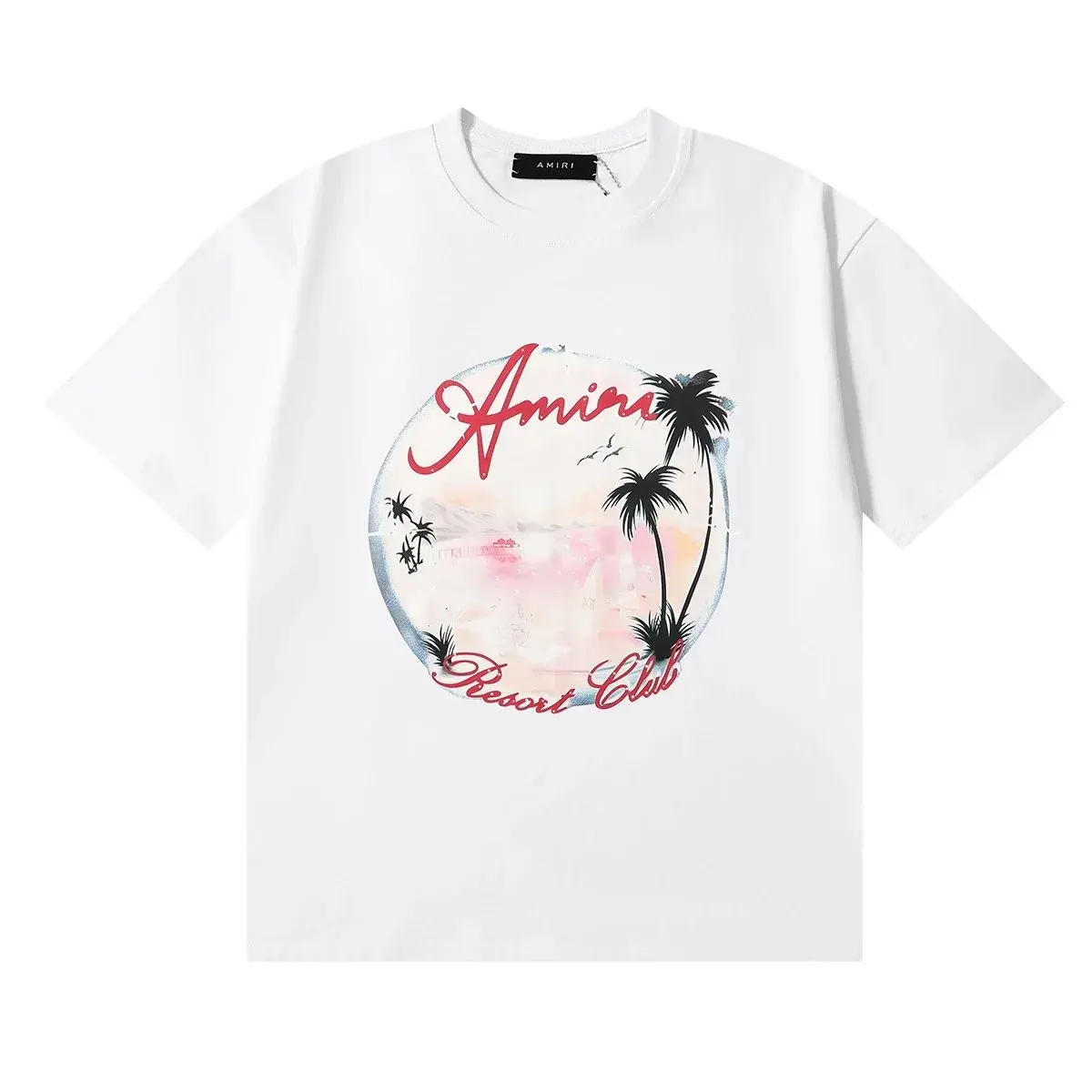 Amiri White Resort Club T-Shirt