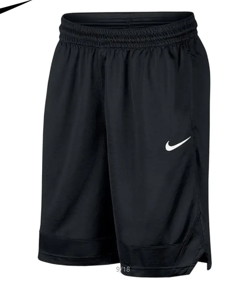 Nike Basketball Shorts Black White