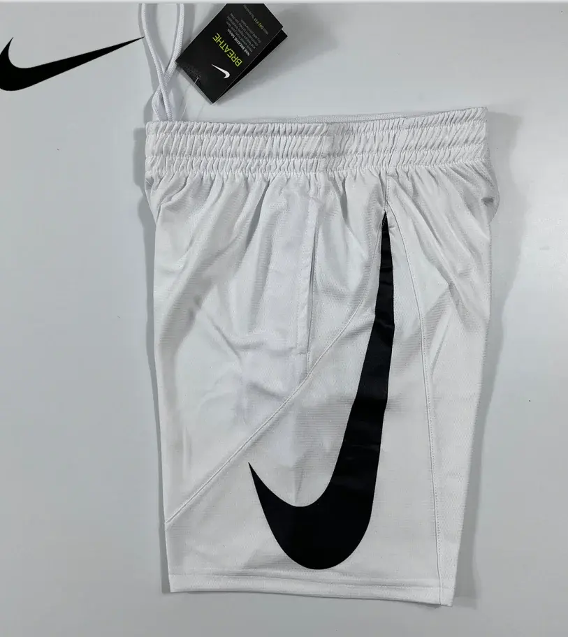 Nike Basketball Shorts White and Black