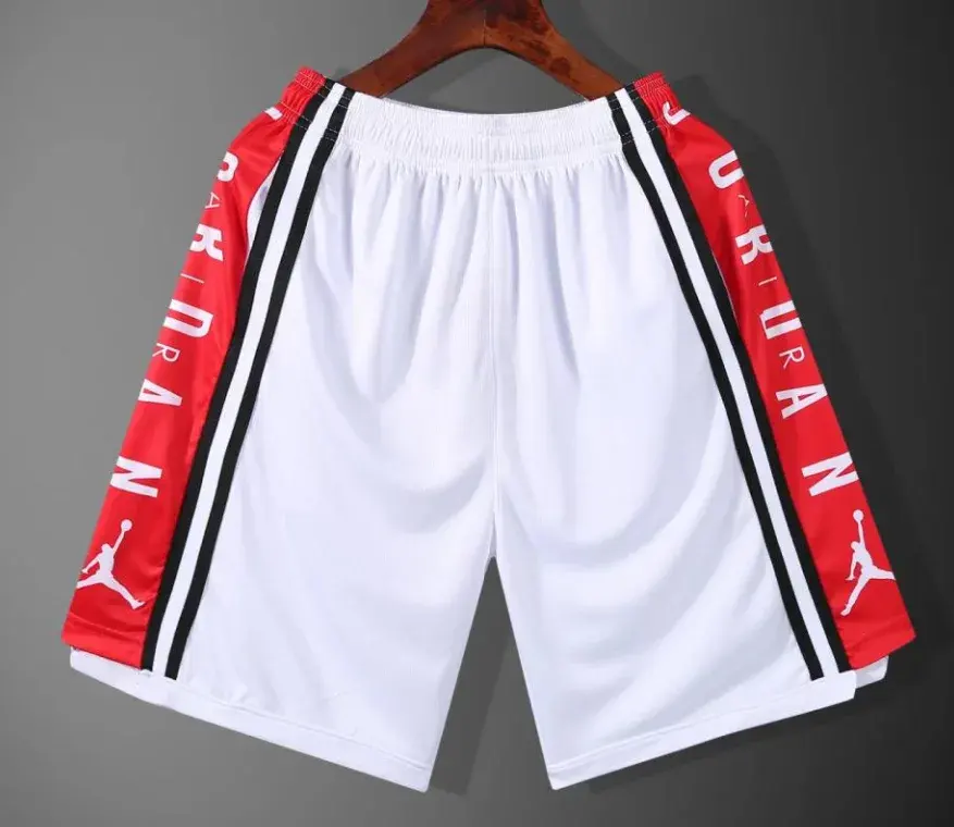 Jordan Diamond Basketball Shorts Red White