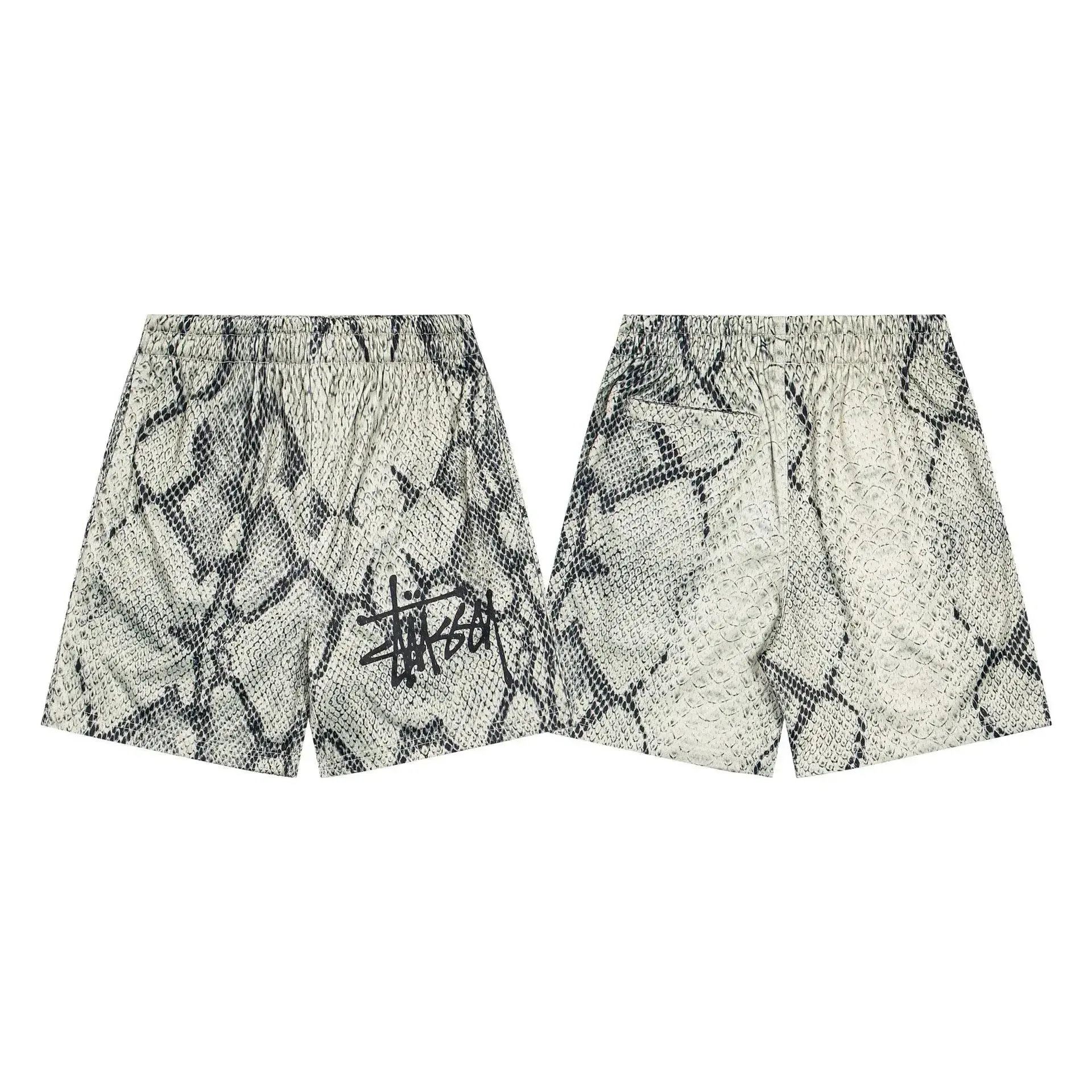 Stussy Snakeskin Print Shorts
