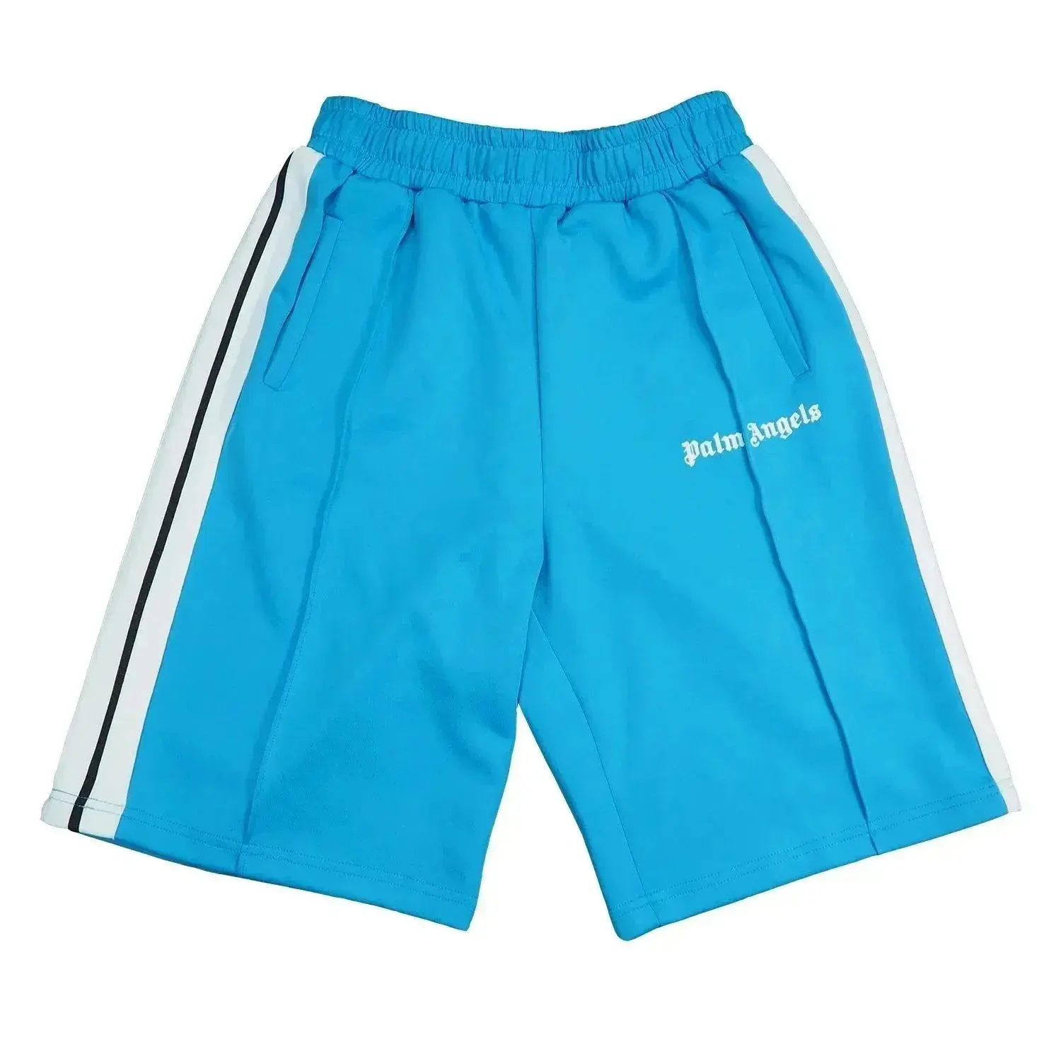Palm Angels Track Shorts Light Blue