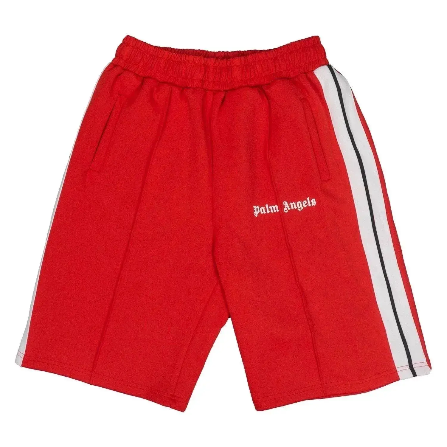 Palm Angels Track Shorts Red