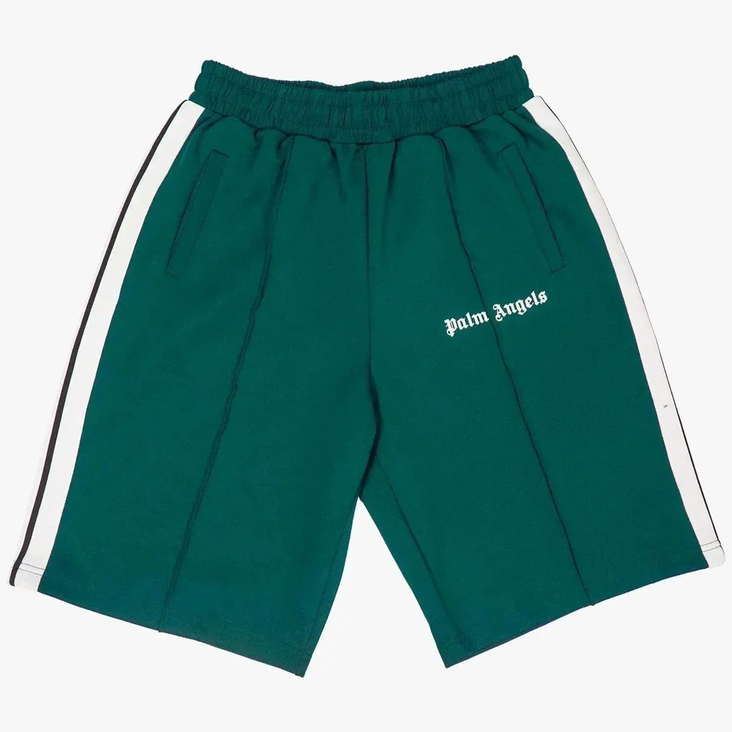 Palm Angels Track Shorts Green