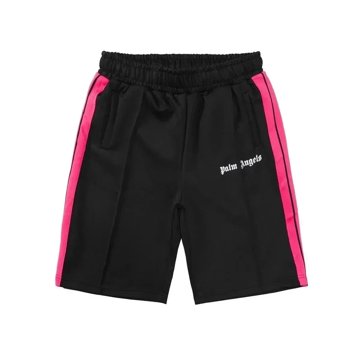 Palm Angels Track Shorts Black Pink