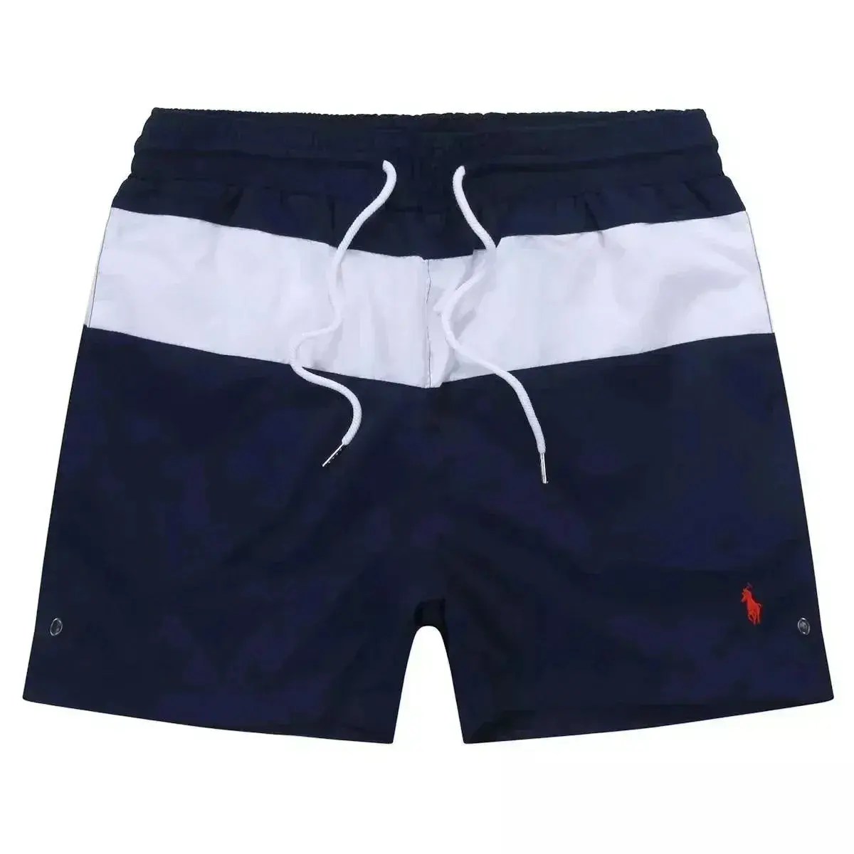 Polo Ralph Lauren Colorblock Swim Trunks Navy White