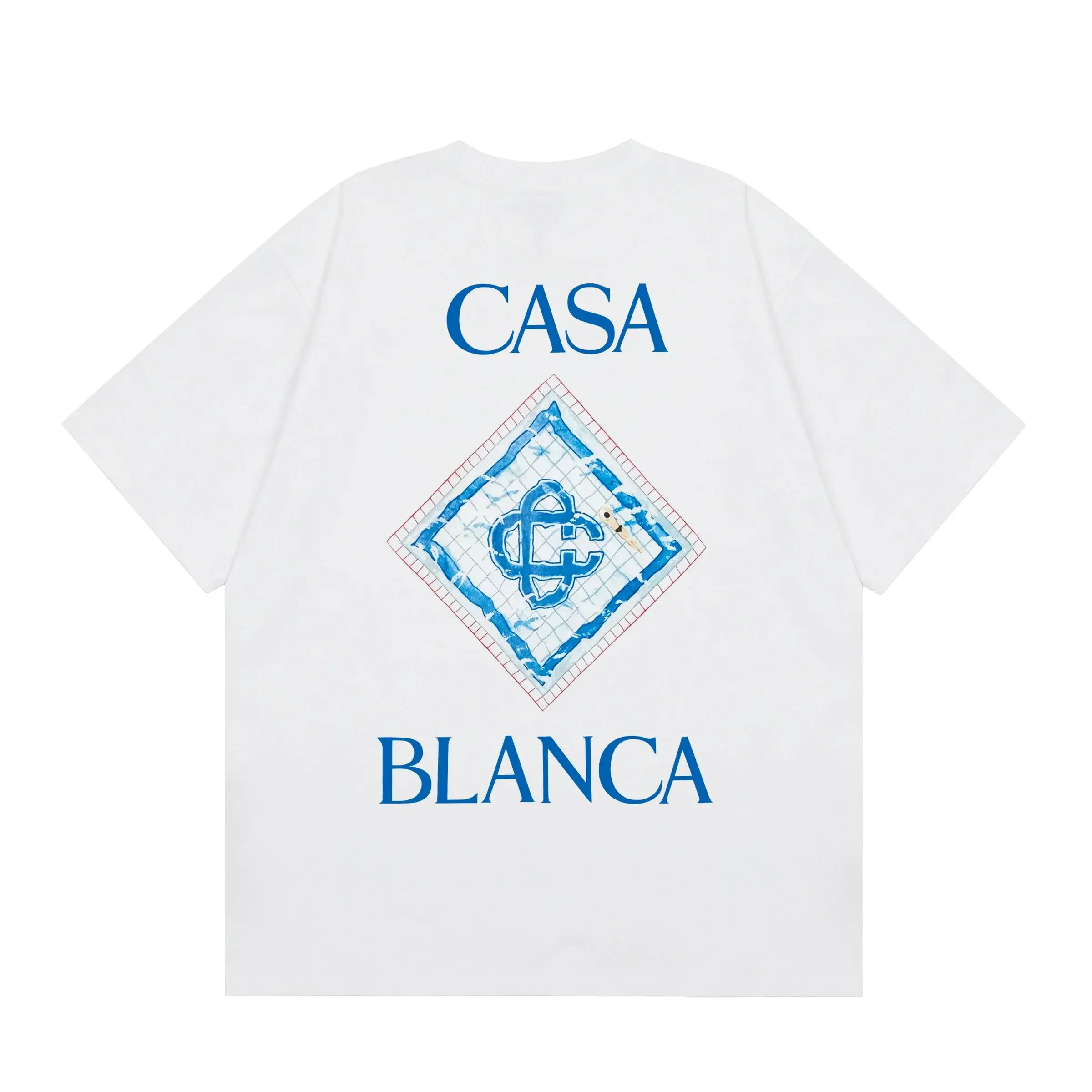 Casablanca Diamond Logo T-Shirt White