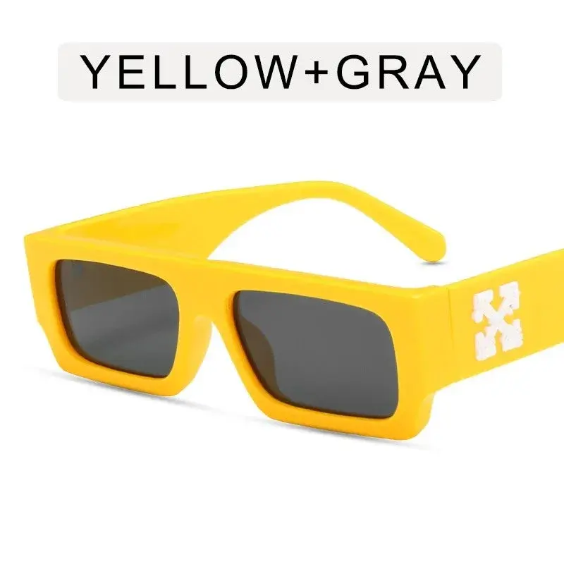 Fashion Sunglasses Yellow Gray