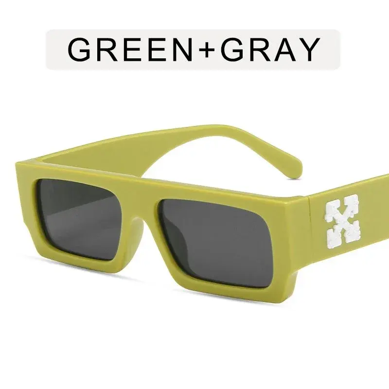 Fashion Sunglasses Green Gray