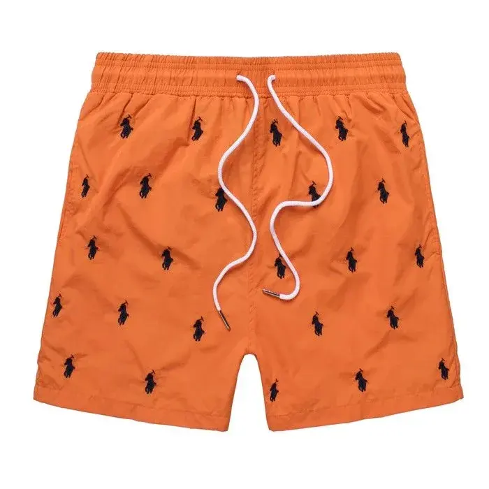 Polo Ralph Lauren All-Over Pony Swim Shorts Orange
