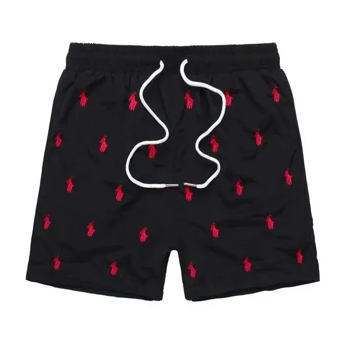 Polo Ralph Lauren All Over Pony Swim Shorts Black