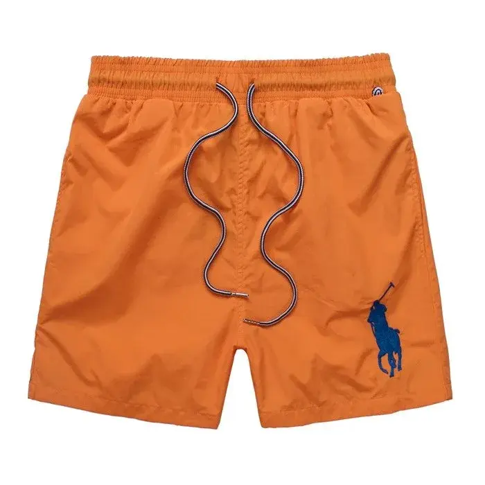 Polo Ralph Lauren Large Pony Swim Shorts Orange