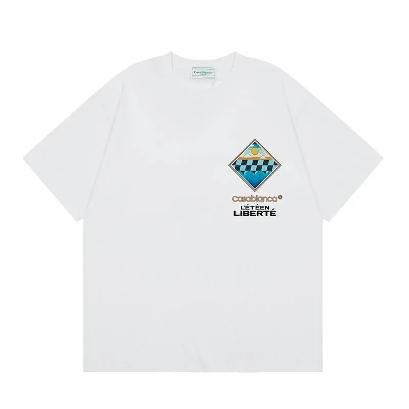 Casablanca Leteen Liberte White T-Shirt