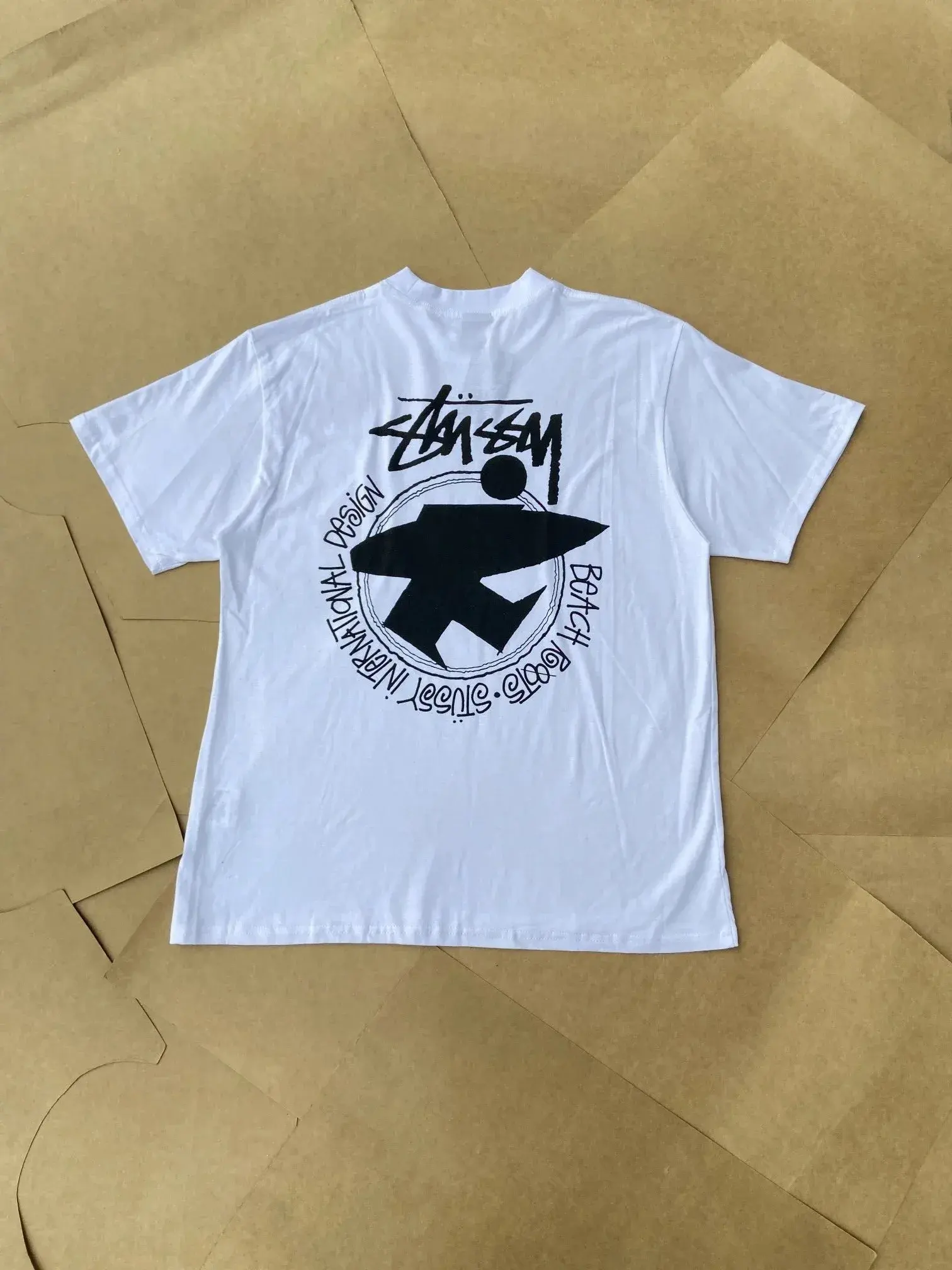 Stussy Beach Roots White T-Shirt