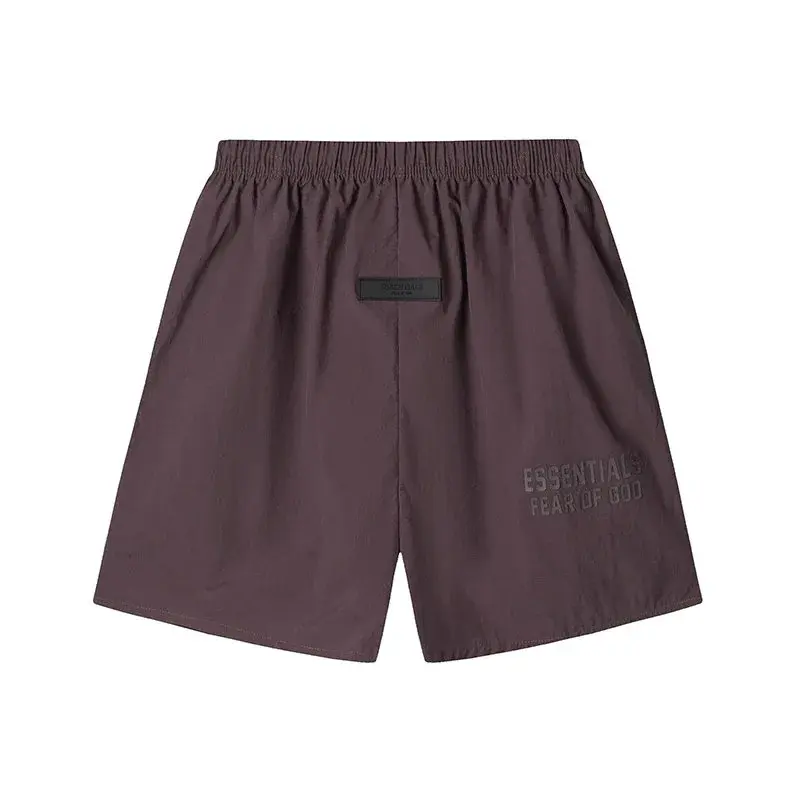 Fear of God Essentials Dark Plum Shorts