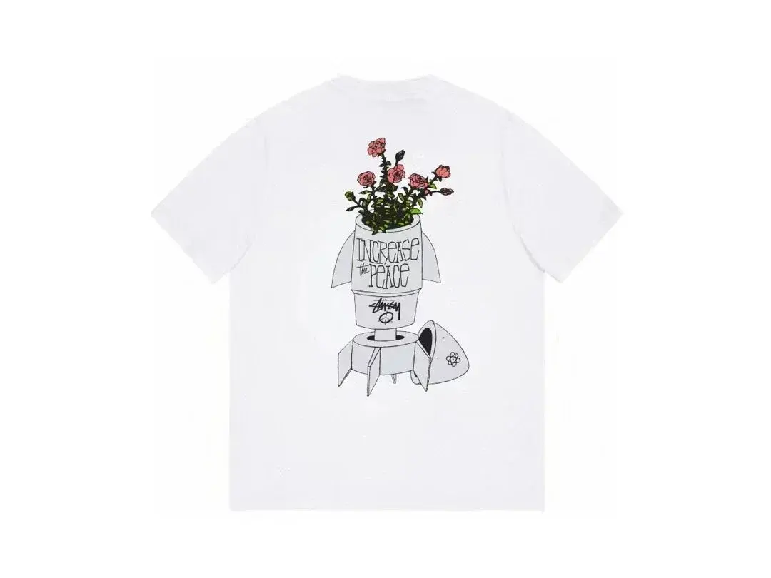 Stussy Increase The Peace T-Shirt White