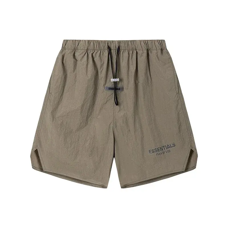 Fear of God Essentials Grey Drawstring Shorts