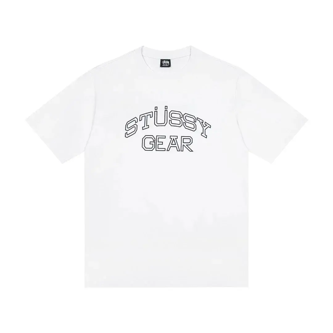 Stussy Gear Arch Logo T-Shirt White