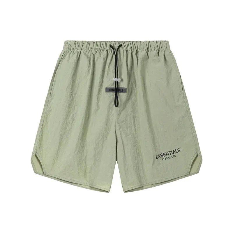 Fear of God Essentials Nylon Shorts Sage