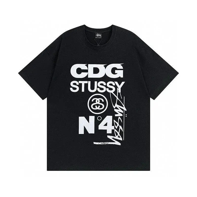 CDG x Stussy Black T-Shirt