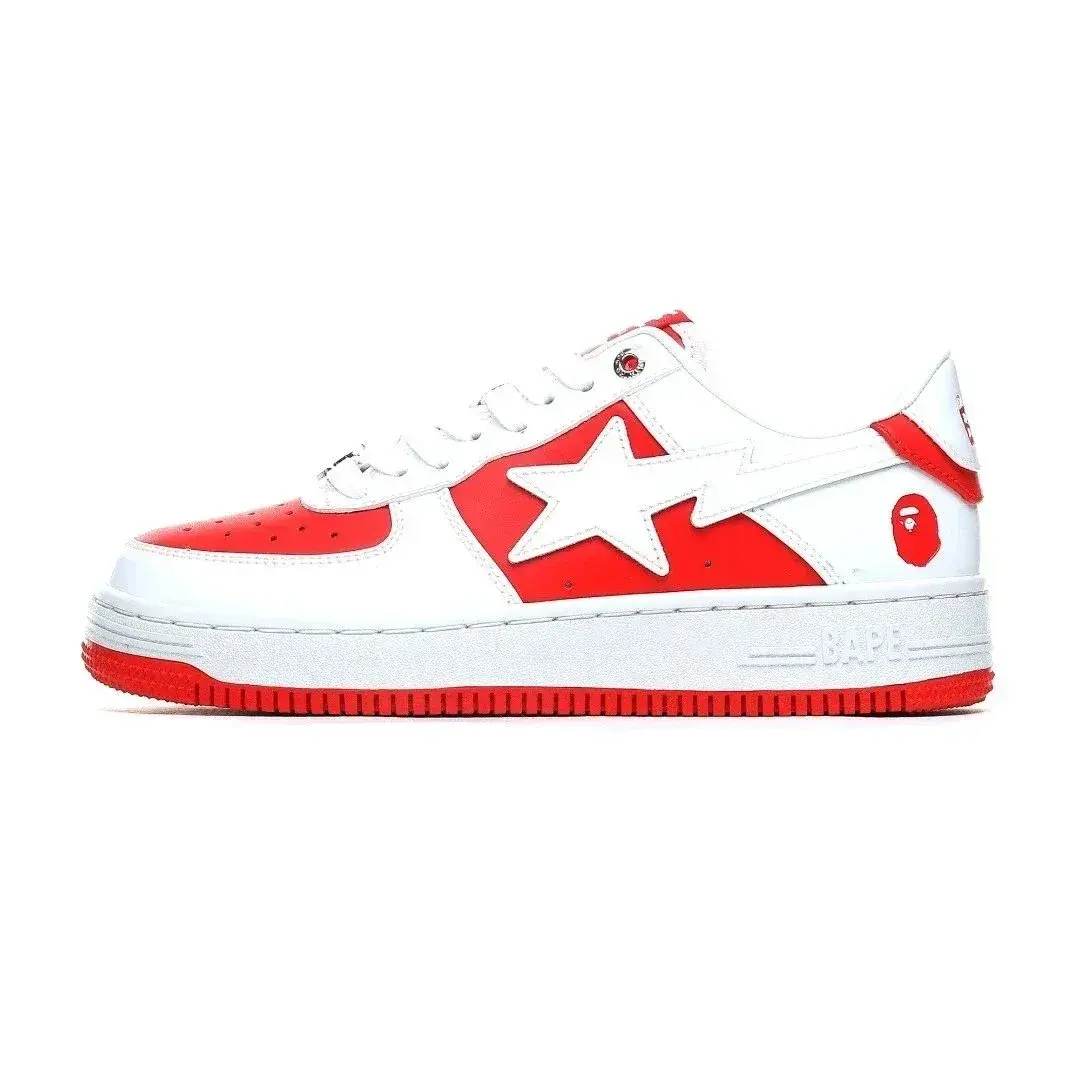 BAPE Sta Low White Red