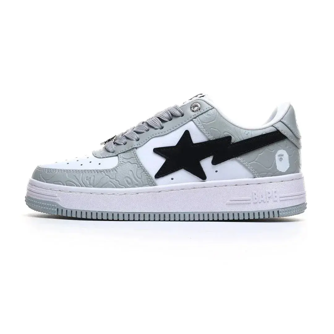 BAPE Sta Low Grey Black Camo