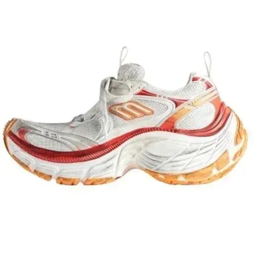 Balenciaga Cargo Sneaker White Red Orange