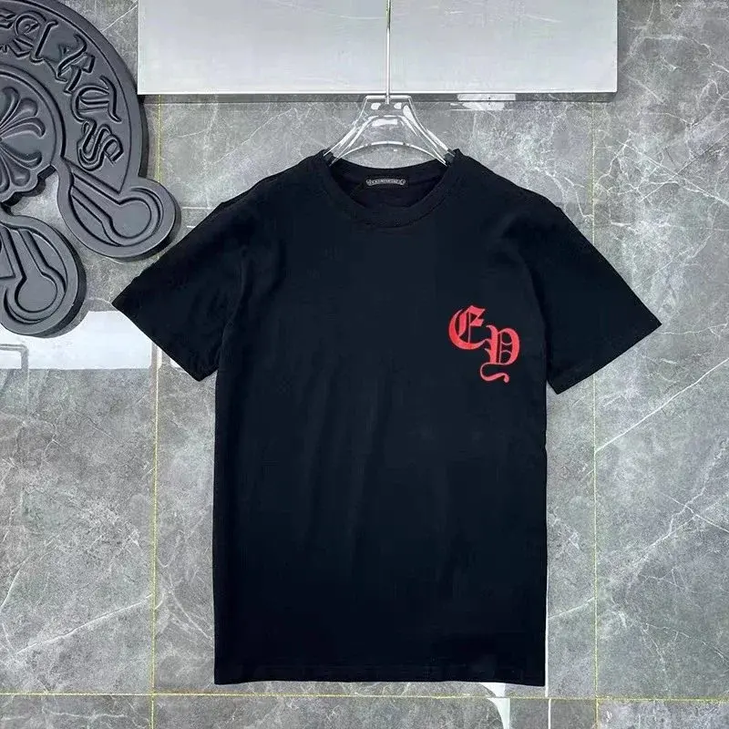 Chrome Hearts Gothic Logo T-Shirt Black Red