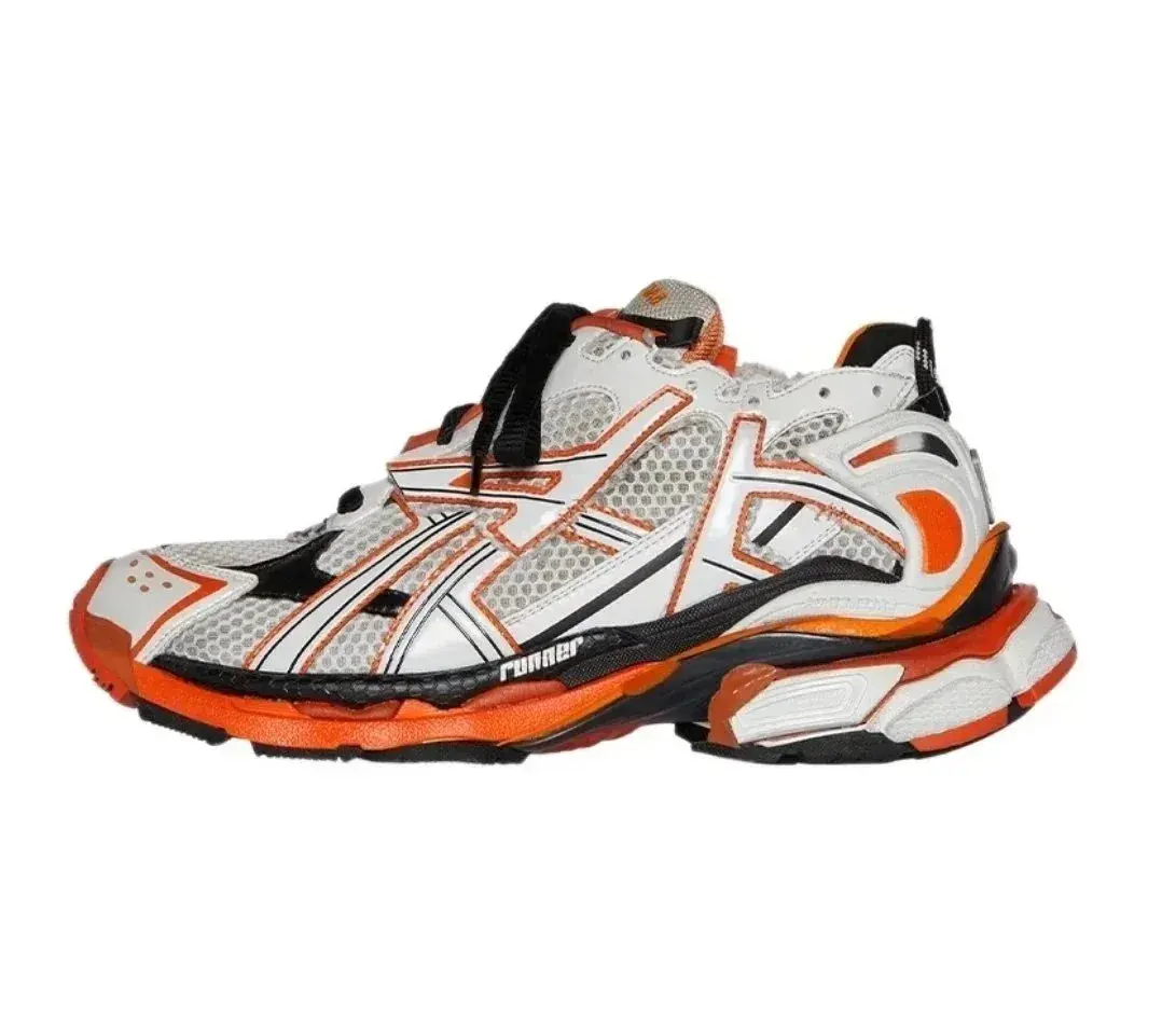 Balenciaga Runner White Orange Black